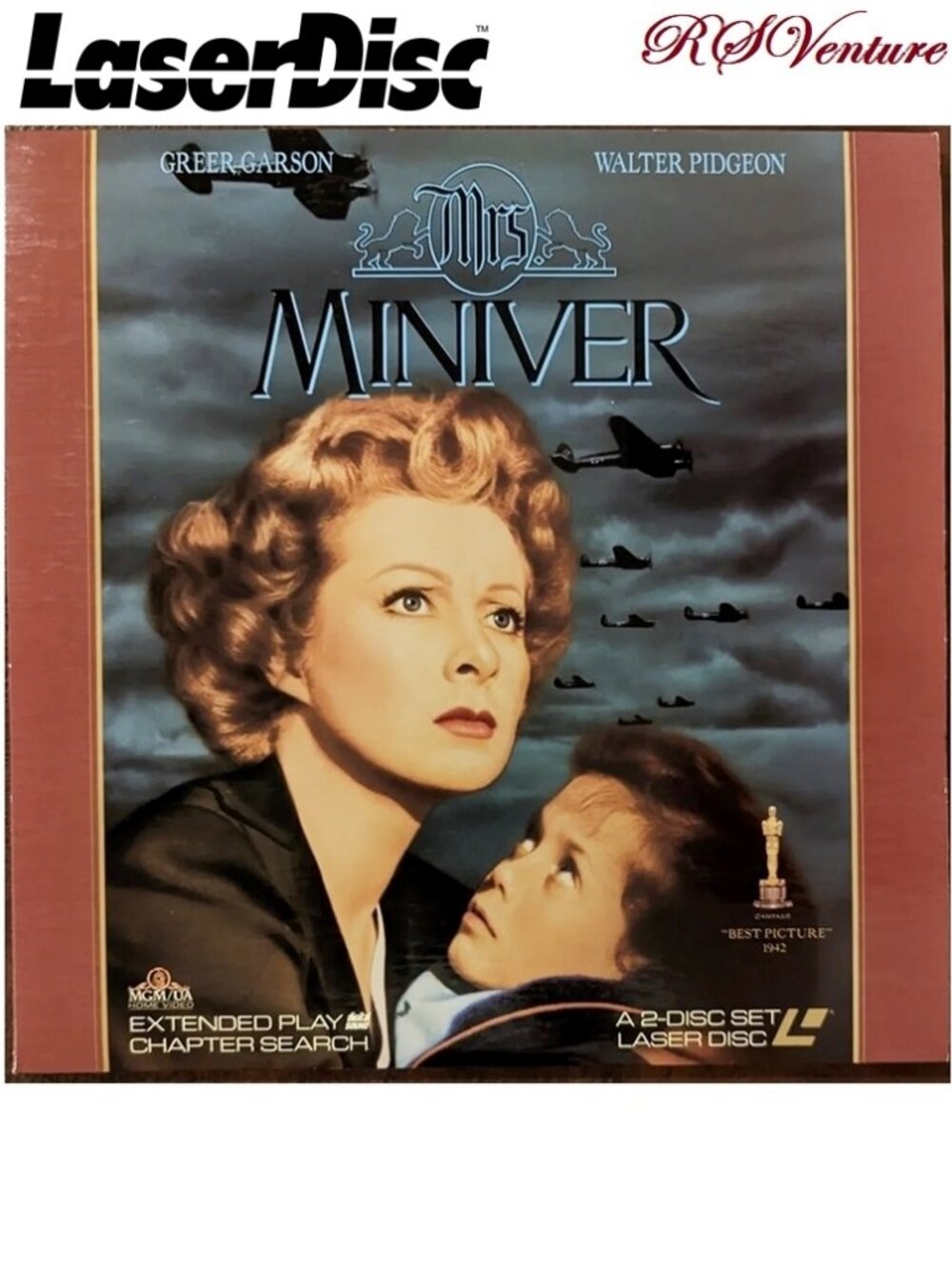LaserDisc Film "MRS. MINIVER"